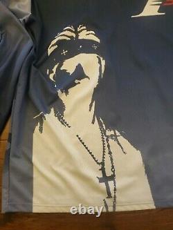 Très rare Reebok édition limitée Allen Iverson Portrait manches longues shirt Sz 2xl