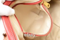 Très rare ! Sac à main Marcie en cuir rouge Chloe Rang AA en édition limitée