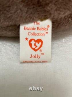 Ty Beanie Baby Jolly le morse 1996 RARE Retraité Production Très Limitée