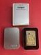 Vtg TrÈs Rare Zippo LimitÉ 1997 Aquarius Zodiaque Barrett Smythe En Laiton & Non Utilisé