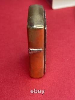 VTG TRÈS RARE ZIPPO LIMITÉ 1997 AQUARIUS ZODIAQUE BARRETT SMYTHE en Laiton & Non Utilisé