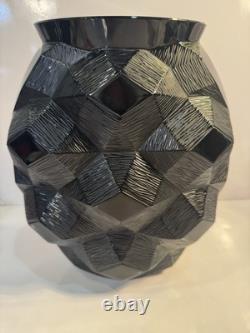 Vase Tortue Noir 10,5 cm Très Rare Édition Limitée Lalique Excellent État