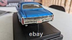 Very Rare 1/18 Ertl Authentics 1971 Chevrolet Monte Carlo Blue Matco Tools