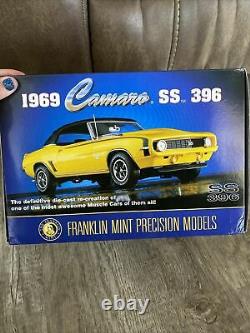 Very Rare 1969 Chevy Camaro Ss396 Conv. Dans Yellow Limited Ed, Franklin Mint