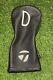 Very Rare Ace Of Clubs Taylormade Black / White Driver Limited Headcover