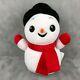 Very Rare Disney Parks Wishables Christmas Snowman Plush Limited Holiday Release