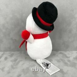 Very Rare Disney Parks Wishables Christmas Snowman Plush Limited Holiday Release