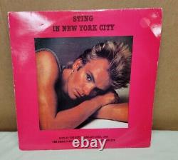 Very Rare Limited Edition 1985 Sting Live À New York Import Lp (400) Nm
