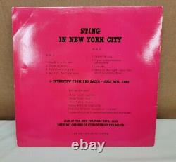 Very Rare Limited Edition 1985 Sting Live À New York Import Lp (400) Nm