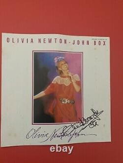 Very Rare Limited Edition Olivia Newton-john Box Set Japon Double Signé