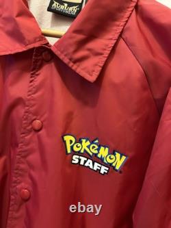 Veste Pokémon Staff Adulte M 10ème Anniversaire Très Rare Édition Limitée Pikachu