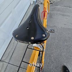 Veuve Clicquot Abici Vélo Messager Italien Limité à 150 Brooks Très Rare