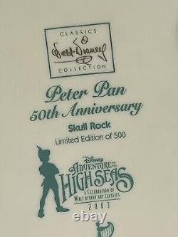 WDCC Peter Pan 50e Anniversaire Édition Limitée Skull Rock De 500 Très Rare