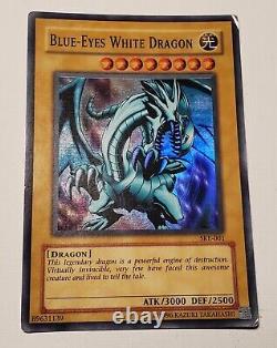 Yu-gi-oh Blue Eyes White Dragon Edition Limitée Holographic Ske-001 Très Rare