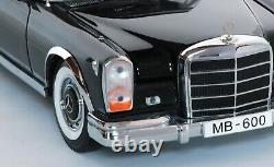 (très Rare) Noir Mercedes-benz 600 Pullman Limousine118 Avec Boîtier D'affichage Diecast